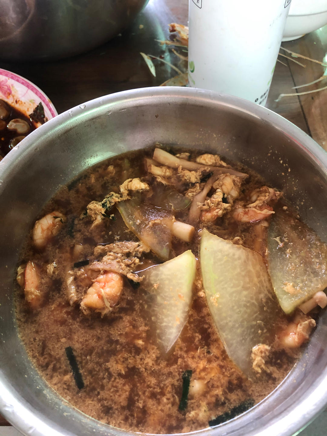 减肥餐，好喝不胖，鲜到眉毛掉的冬瓜蘑菇汤！