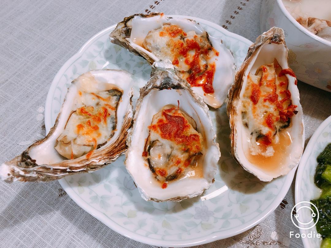 奶酪烤生蚝