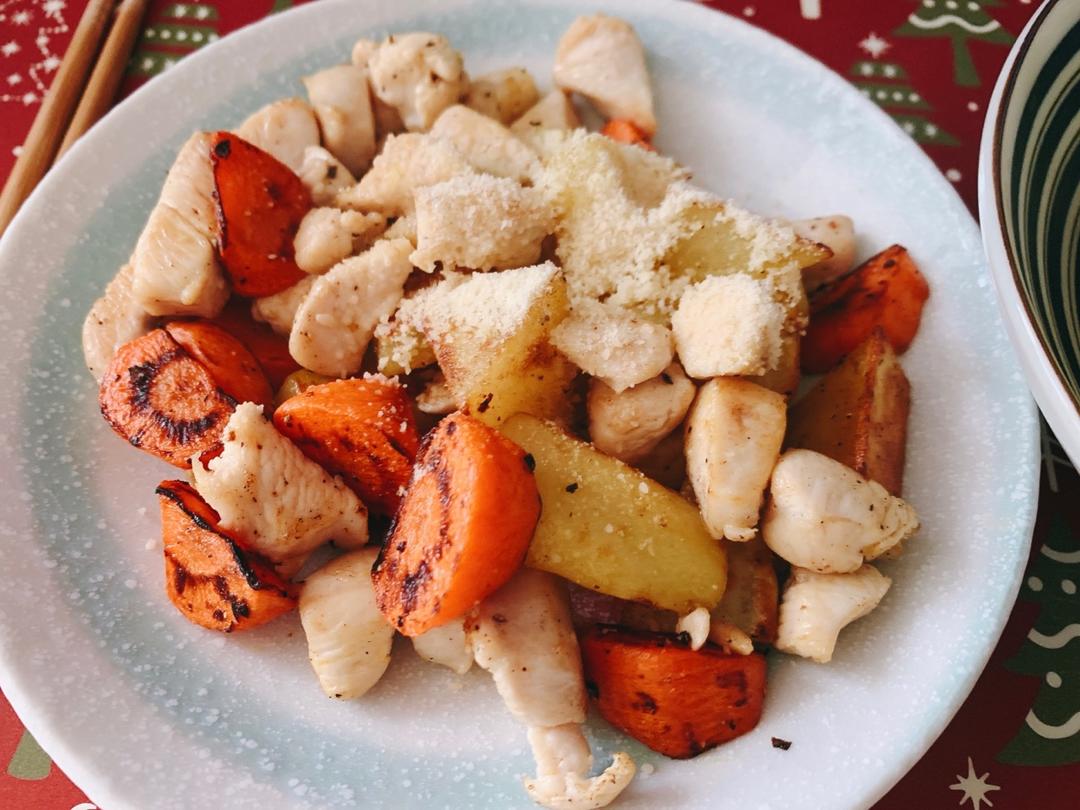 干煎土豆鸡胸肉