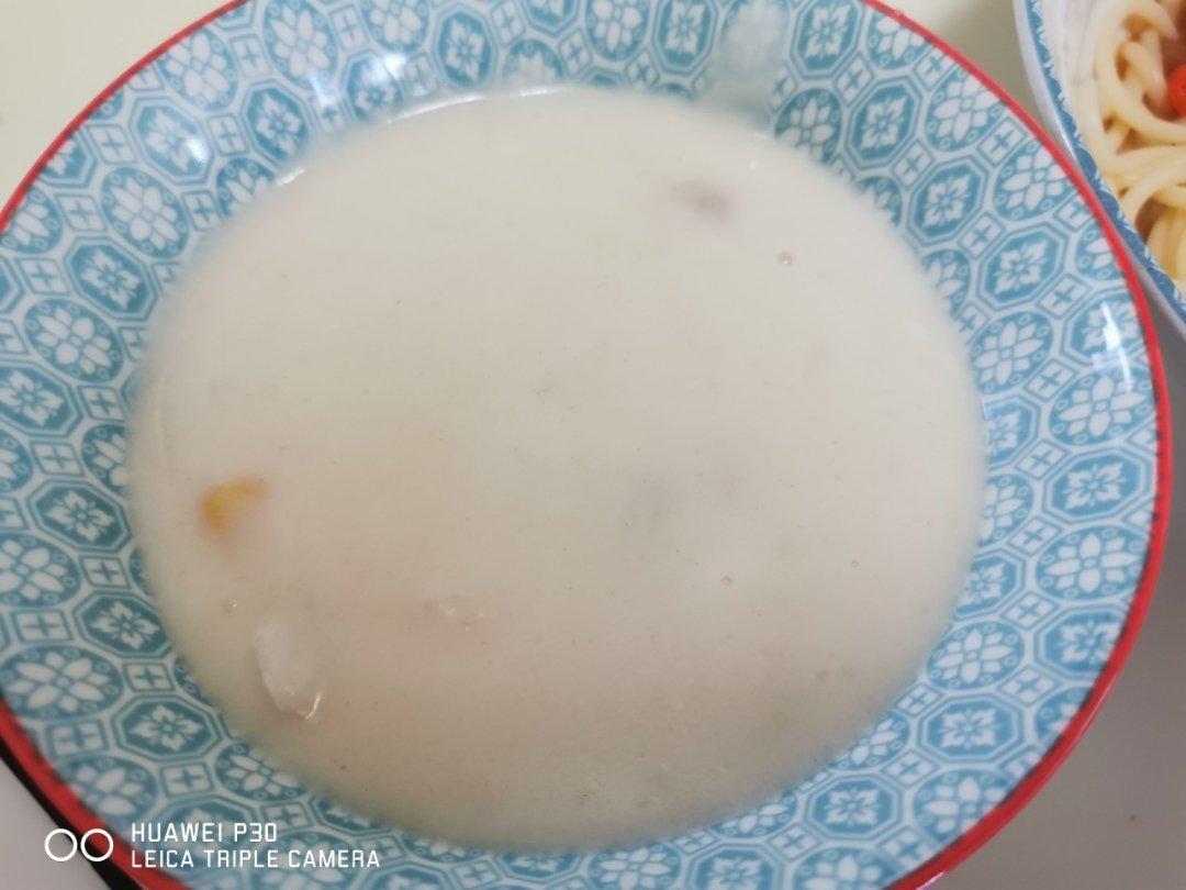 鸡蓉蘑菇浓汤