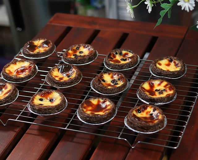 巧克力奶酪蛋挞,一口之后让你难以忘掉!的做法