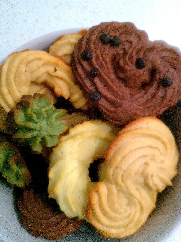 多种口味曲奇（香草、巧克力、抹茶）