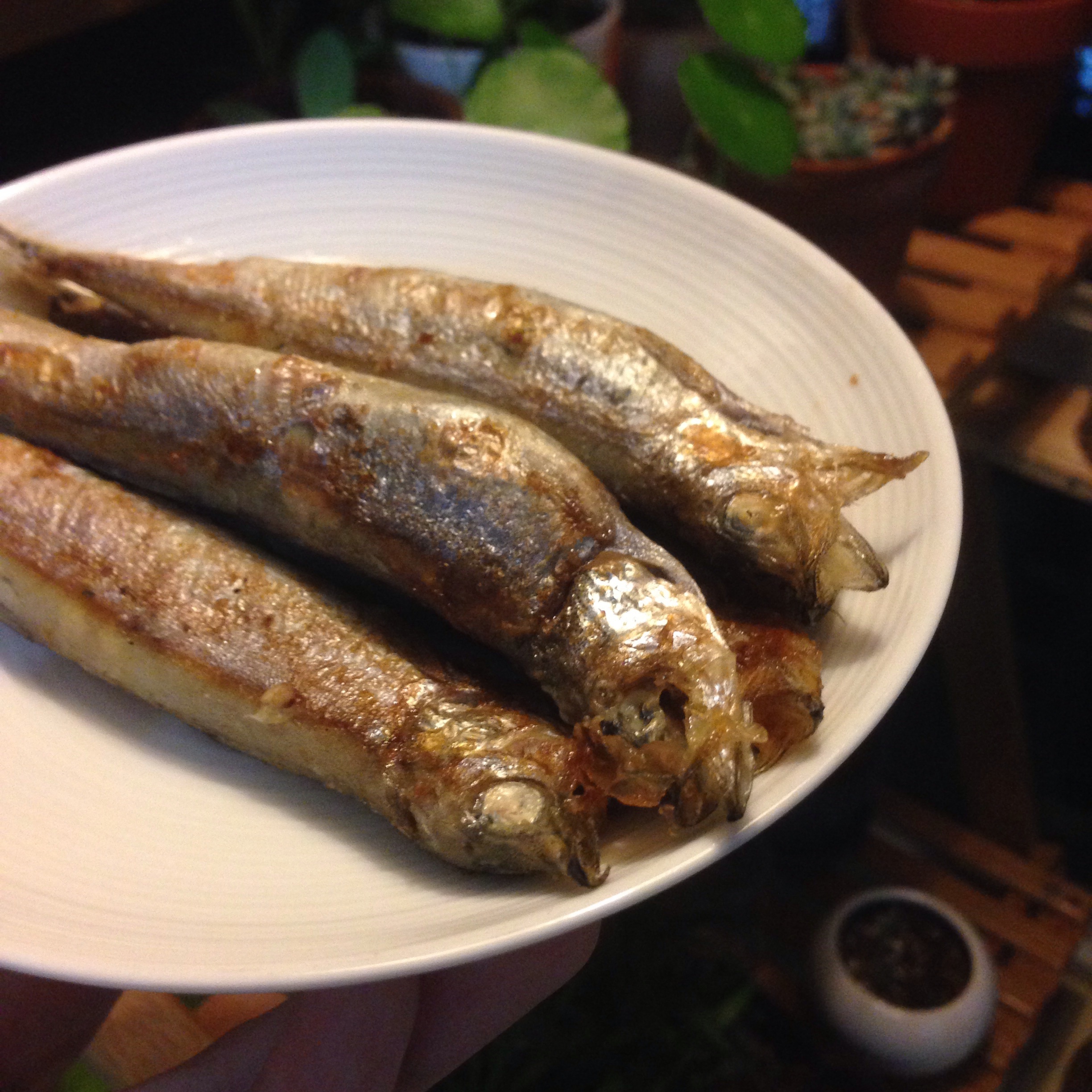 香煎椒盐多春鱼