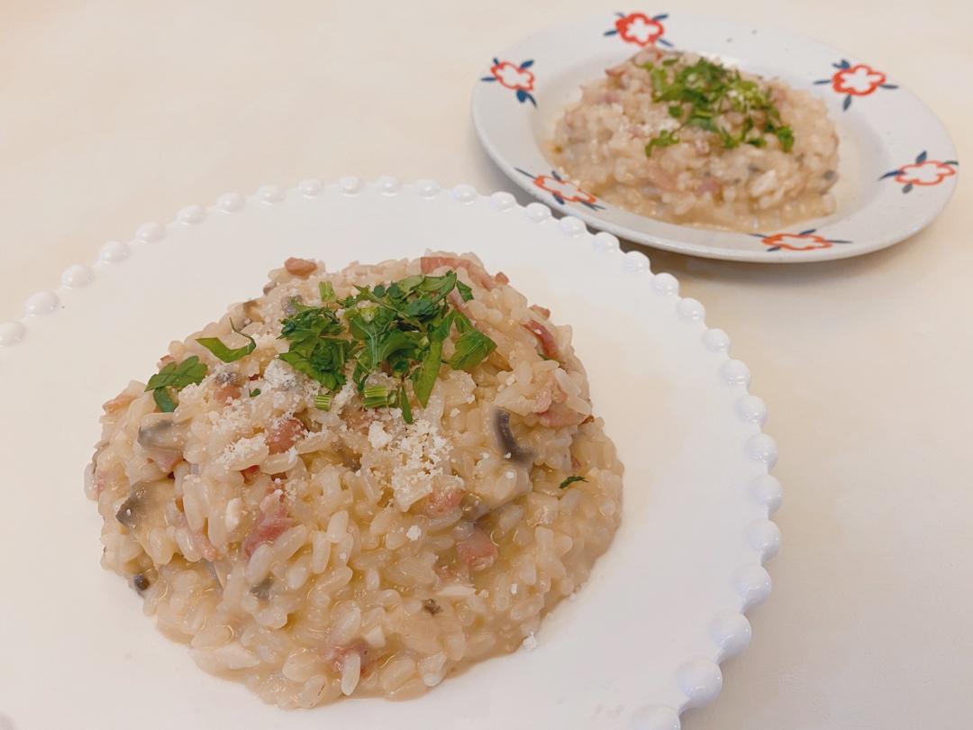 奶酪洋葱蘑菇意大利调味饭risotto