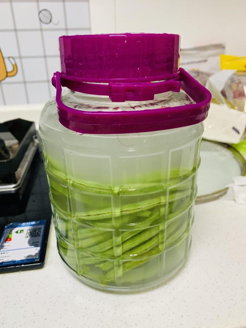自制酸豆角（史上最简单三天完成）