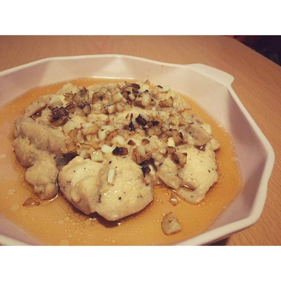 蒜蓉蒸鸡胸（鸡腿）
