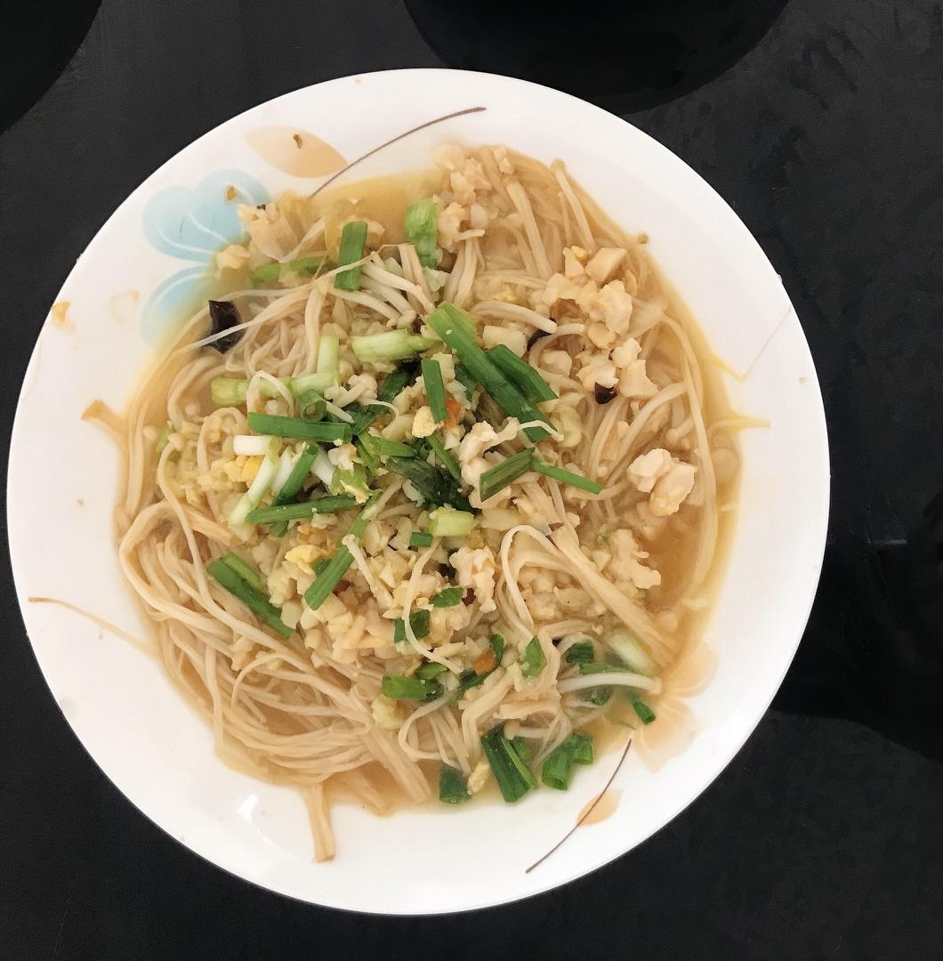 油泼金针菇