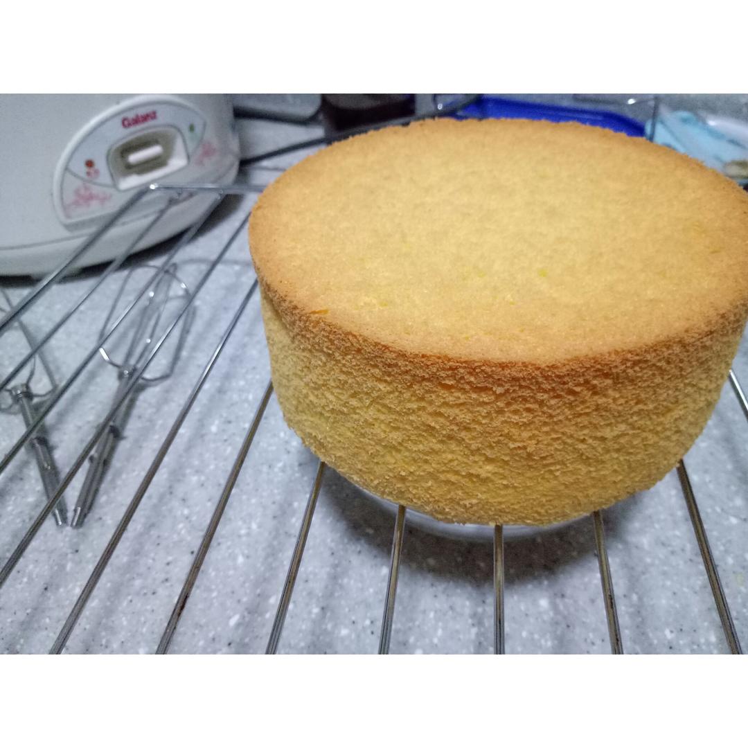 6寸戚风蛋糕（2蛋）