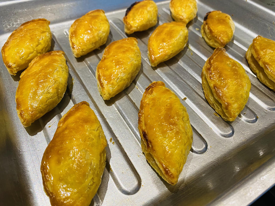蛋挞皮版菠萝派 懒人版水果派 酥酥的派