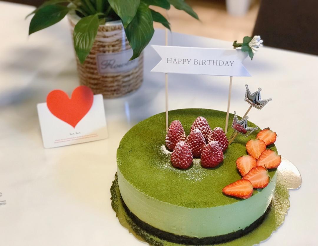 抹茶芝士蛋糕（减糖版）