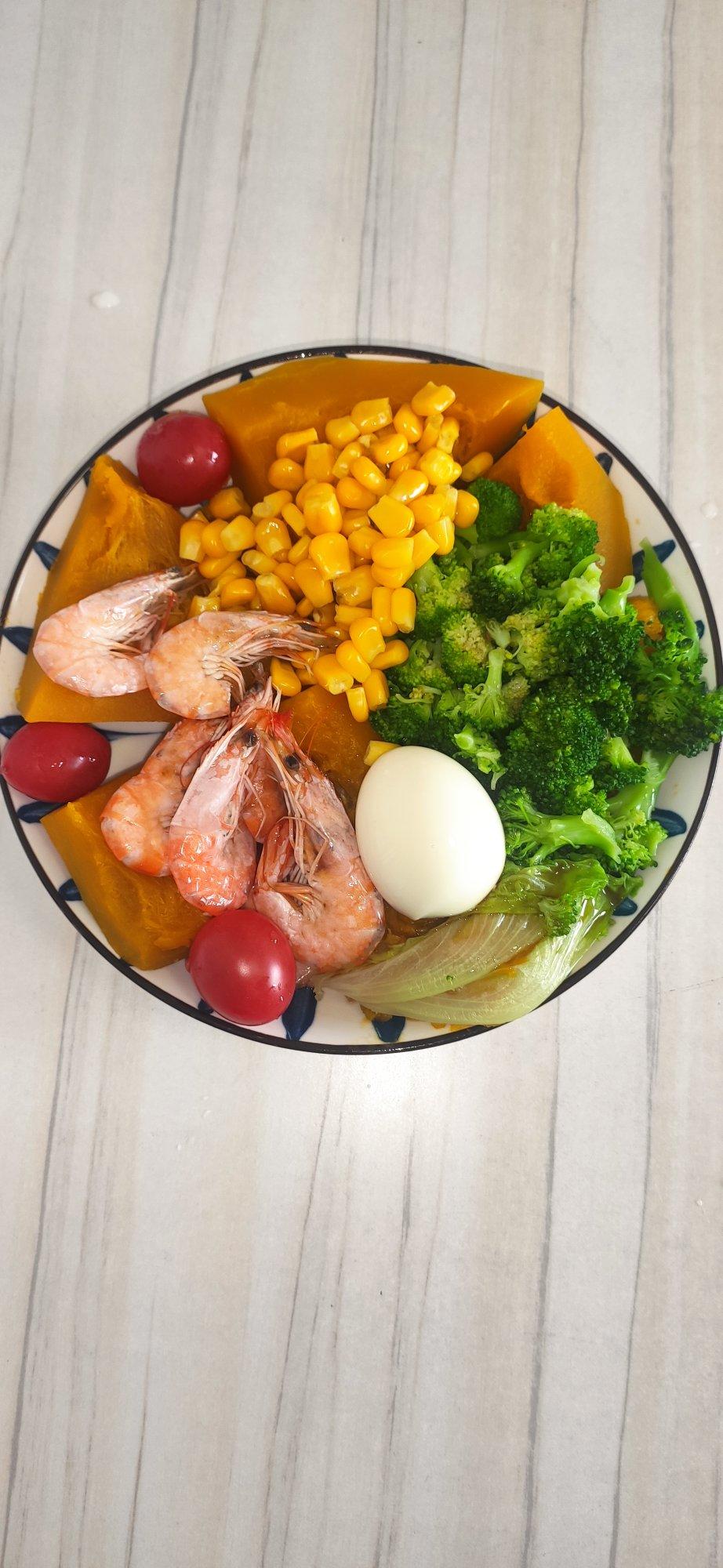 低脂低卡减脂餐～黑椒虾仁西兰花