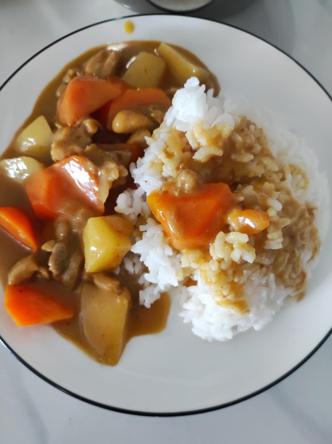 日式咖喱鸡肉饭（超浓郁）