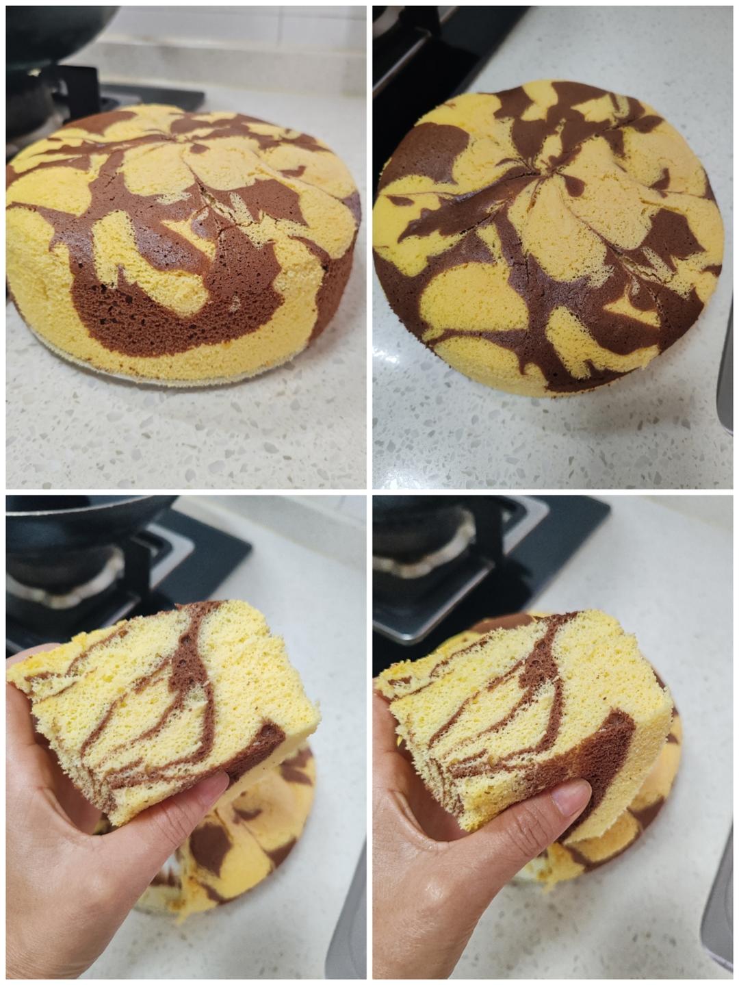 斑马纹戚风蛋糕