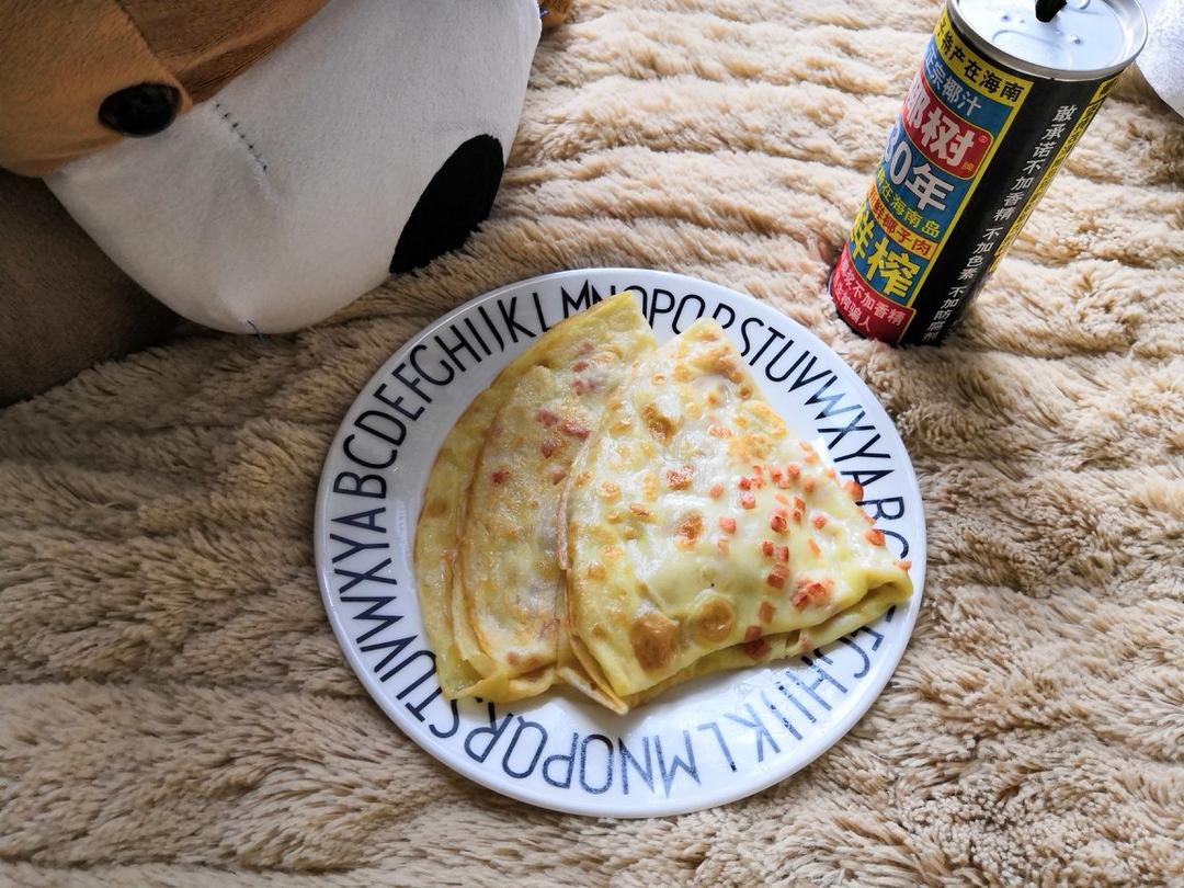 鸡蛋软饼（薄而不破和卖的味道一样细腻好吃！）