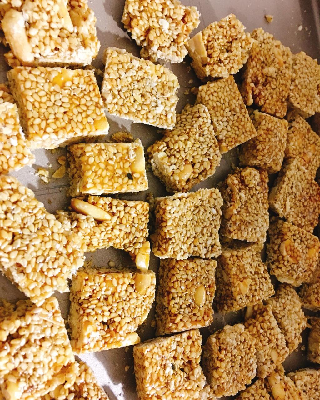 堂妈教你做芝麻糖