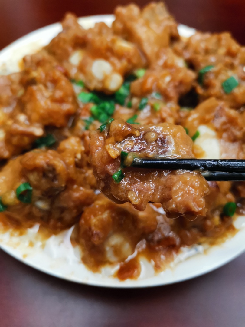 黄豆酱蒸排骨