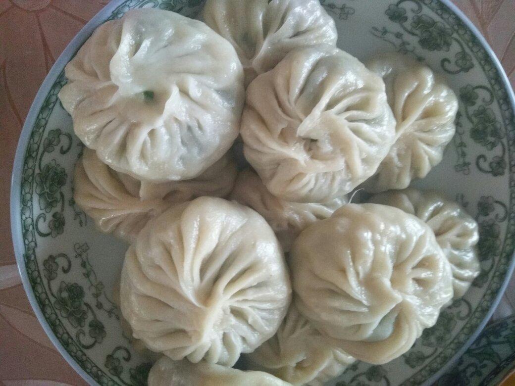 韭菜鸡蛋粉条素包