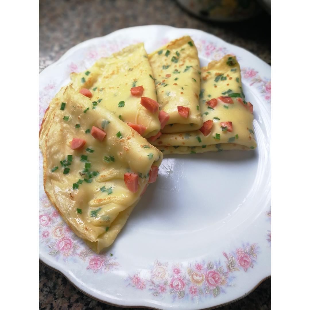 奶香葱花蛋饼（低筋面粉版）