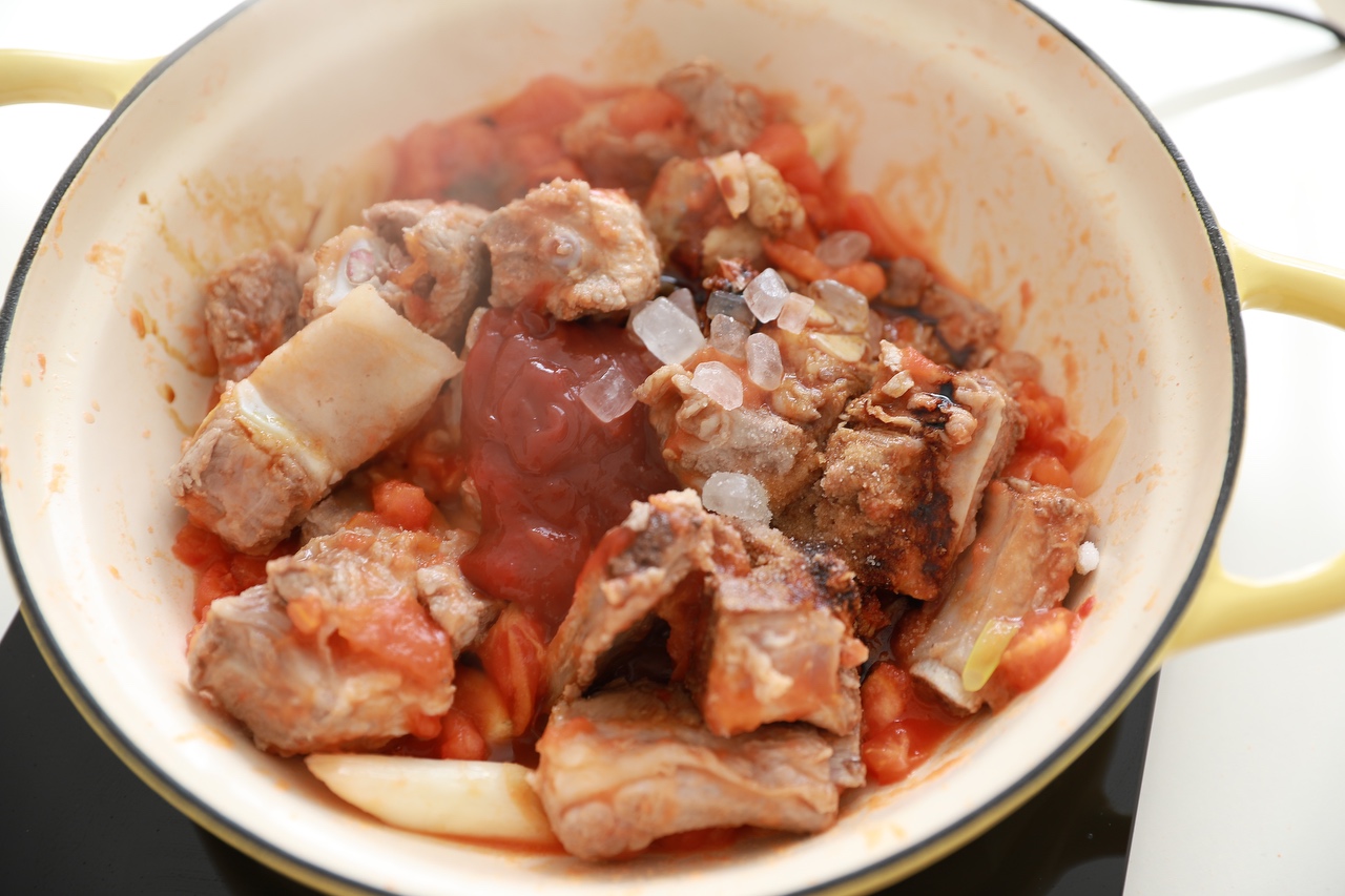 灵魂拌饭，番茄排骨煲❗️❗️一口排骨一口汤，怒吃三碗饭❗️的做法 步骤9