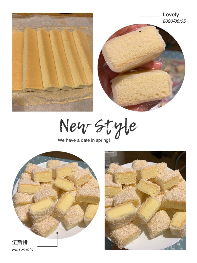 简单好吃❄️白雪糯米糍蛋糕🍰