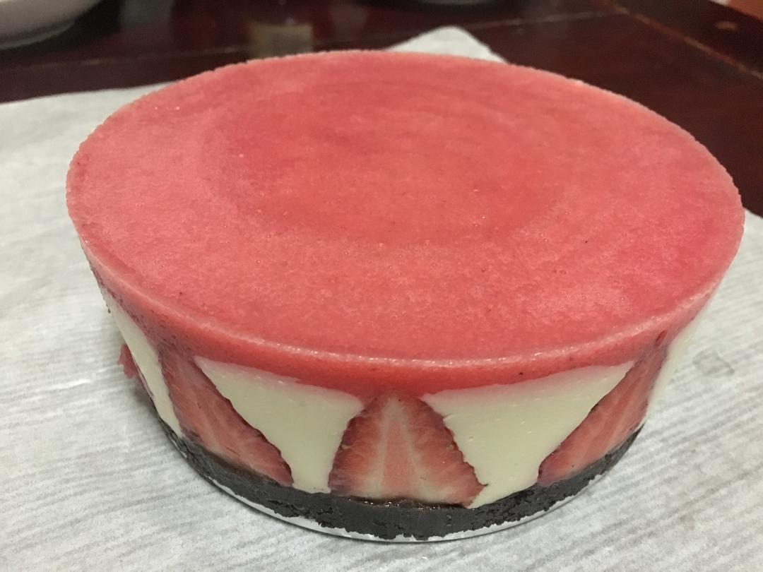 奥利奥草莓酸奶慕斯蛋糕（6寸）