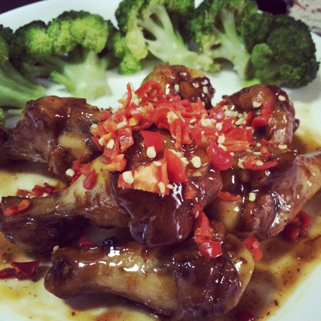 红烧啤酒鸡腿