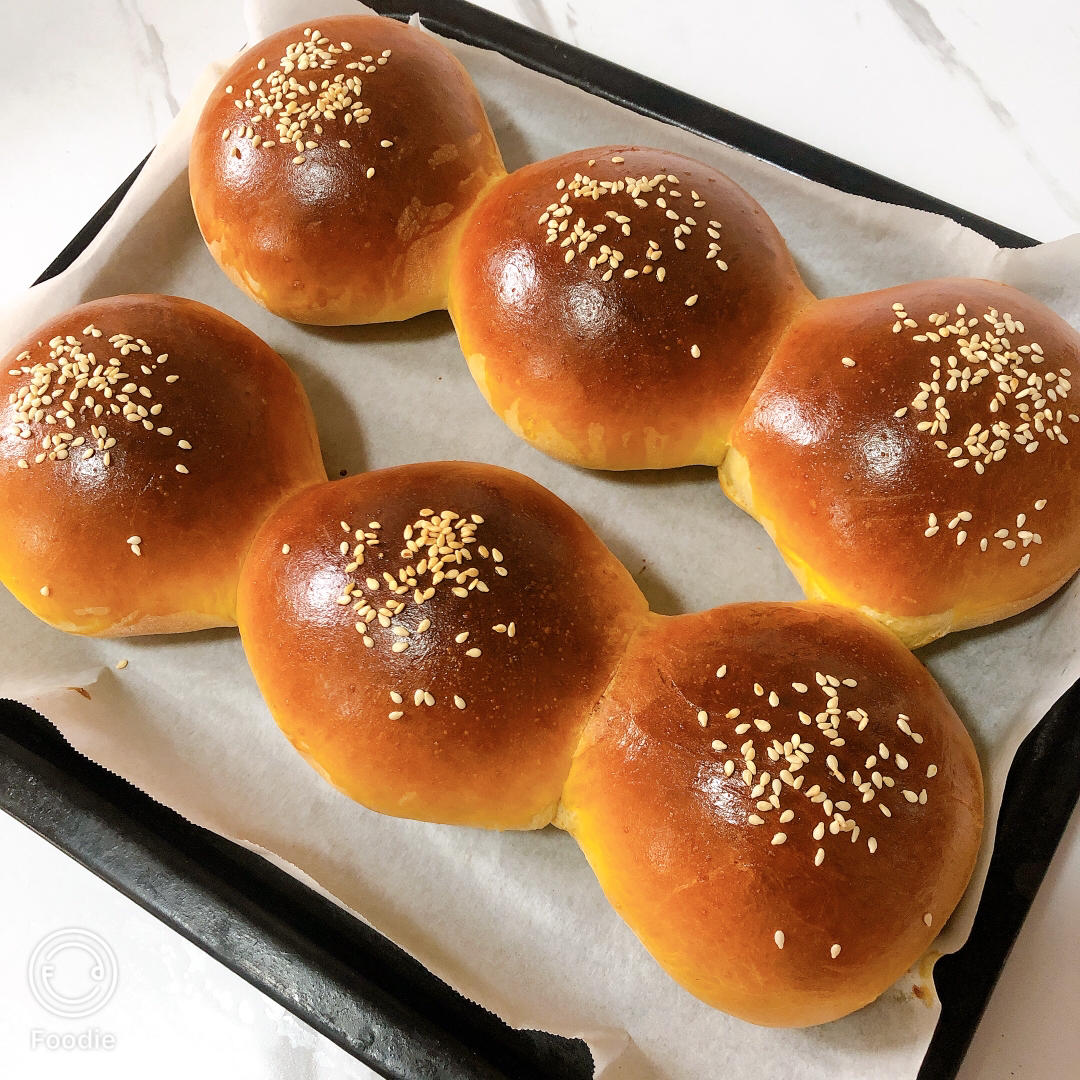 手揉面包详细贴:红豆面包