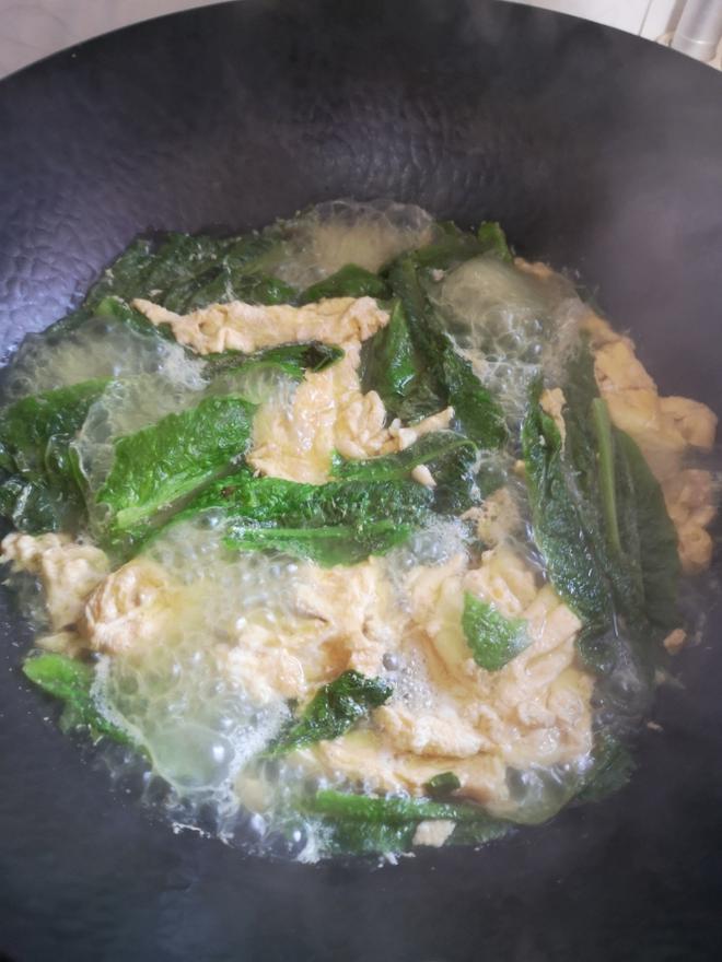 莴笋叶鸡蛋汤的做法