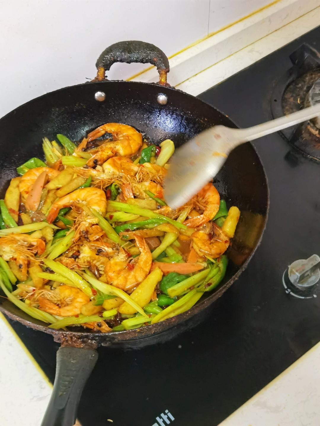 阿田大虾 虾火锅