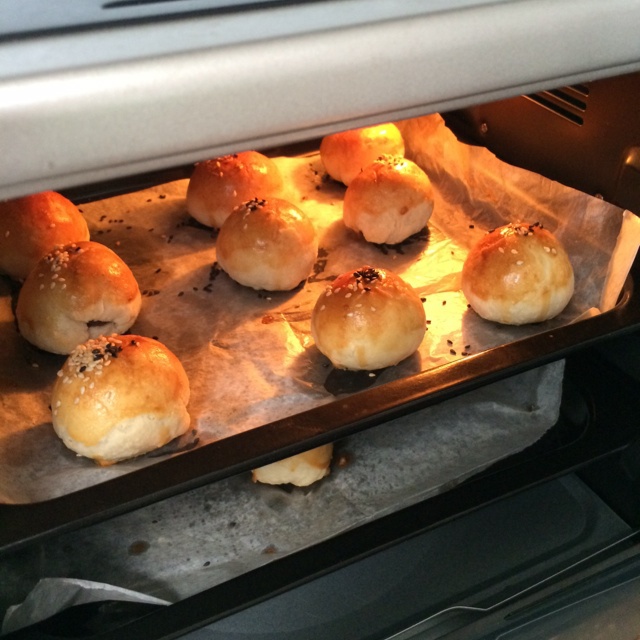 自制栗蓉蛋黄酥