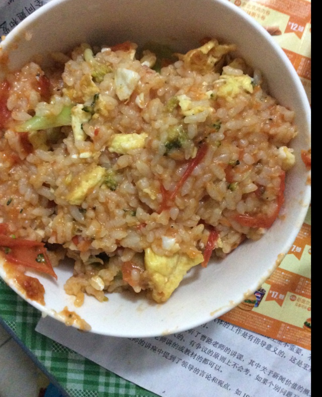 番茄鸡蛋炒饭