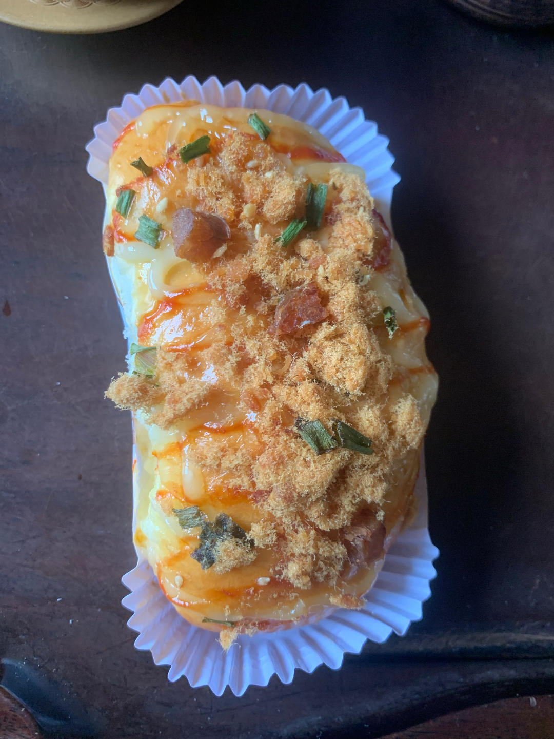 香葱火腿肉松面包