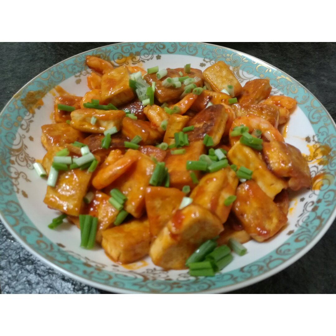 鲜虾番茄豆腐