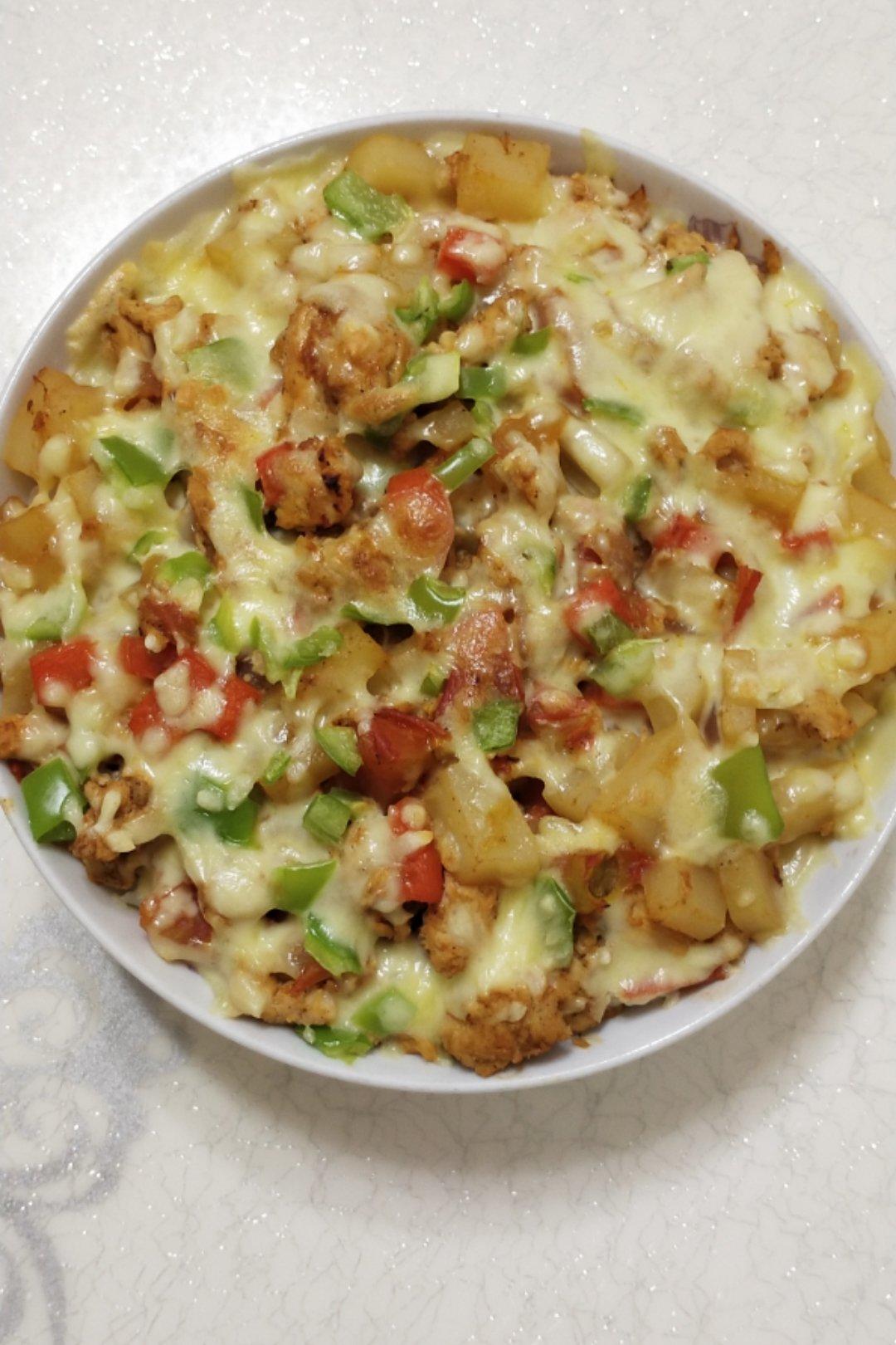 番茄鸡肉浓情焗饭【两人份】