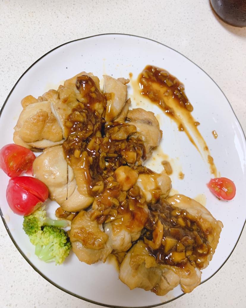 照烧蒜香版鸡腿饭的做法