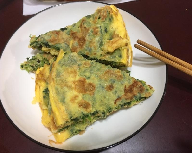 低脂菠菜蛋饼