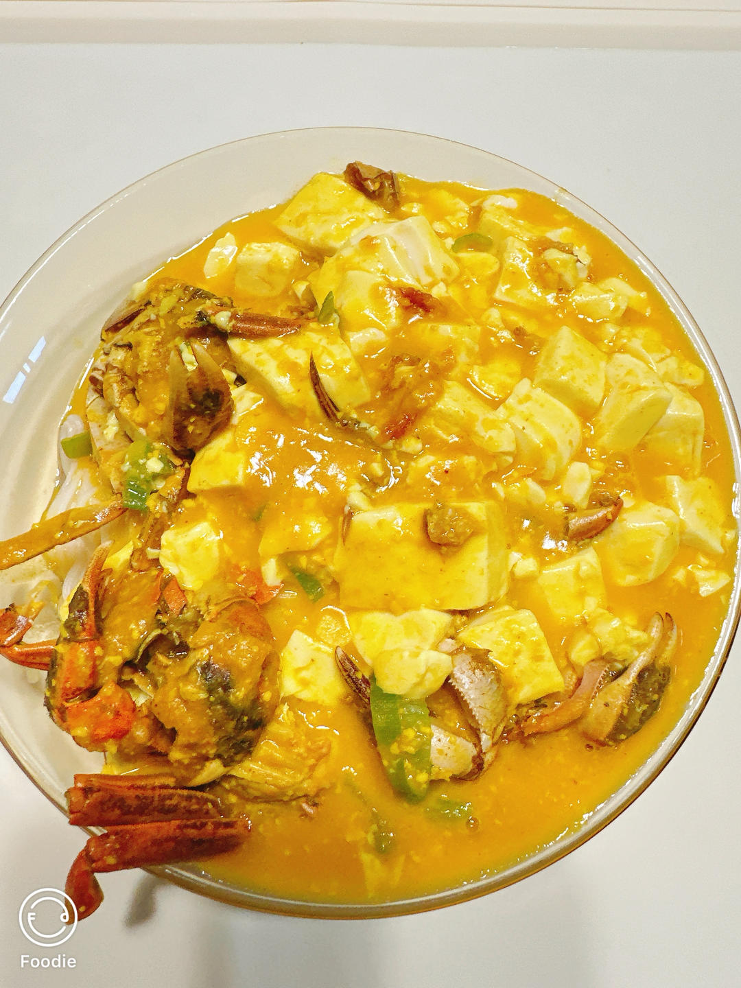 葱油蟹黄捞面