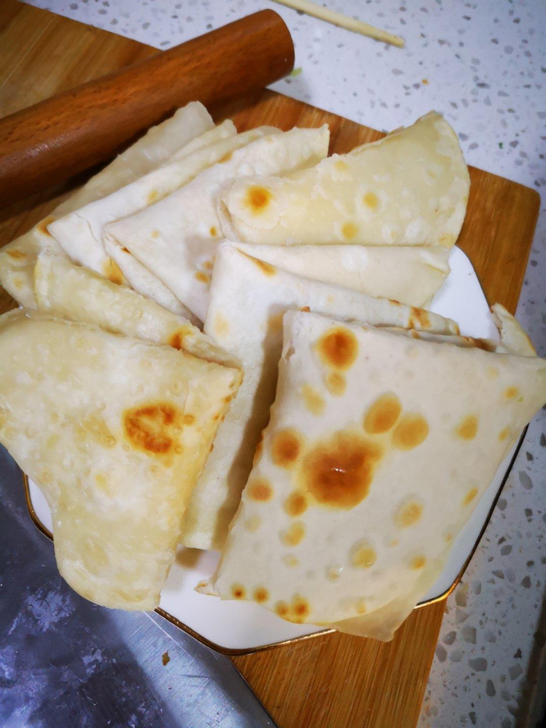 卷饼、春饼皮又薄又软还有韧劲的秘方