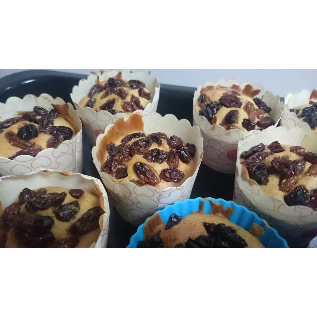 葡萄干（蔓越莓干）香蕉马芬