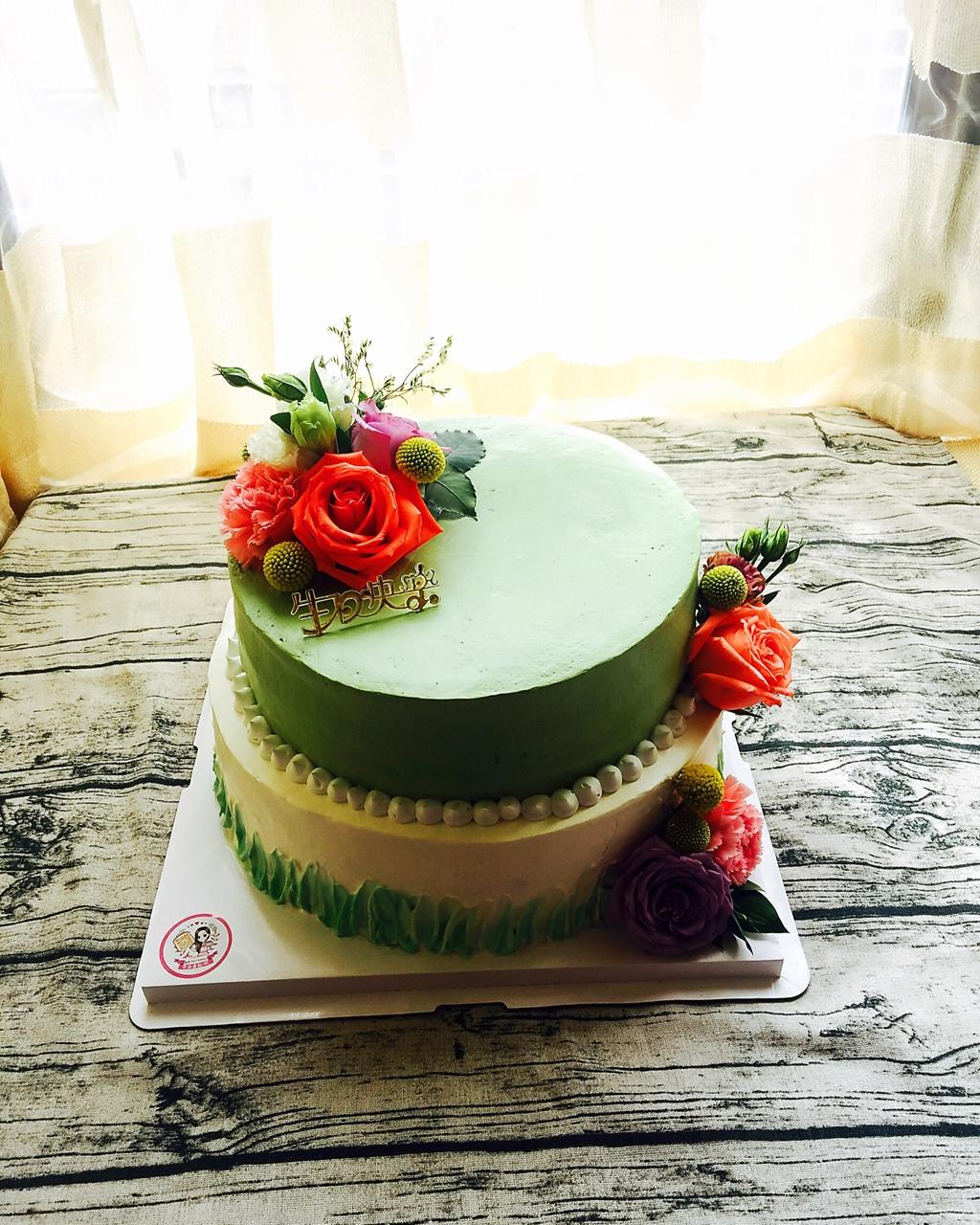 鲜花蛋糕