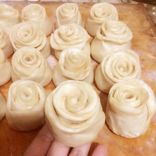 玫瑰花馒头