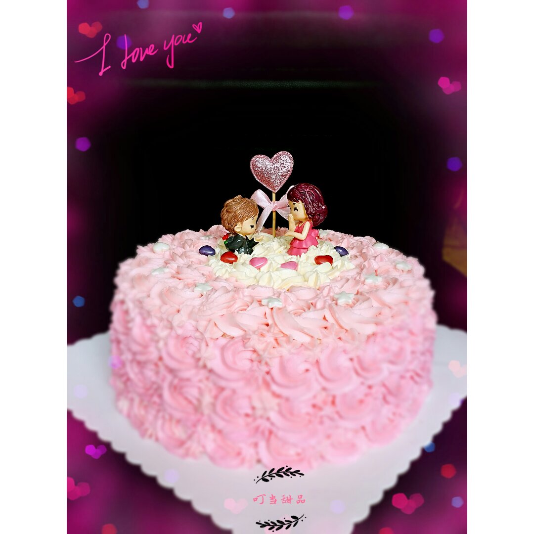 花的浪漫—结婚纪念日蛋糕