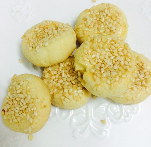 skiiet做的花生芝麻酥饼