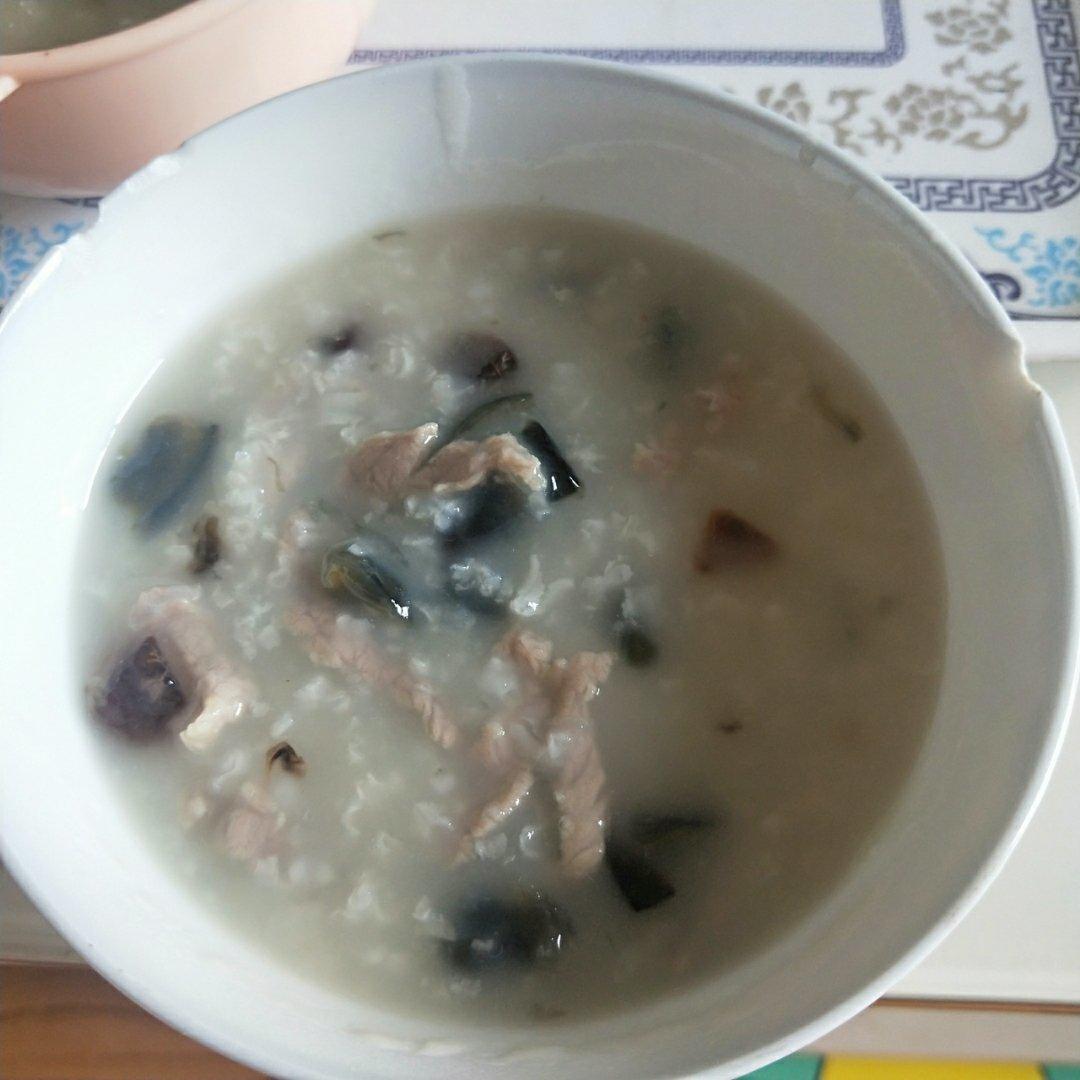 皮蛋瘦肉粥