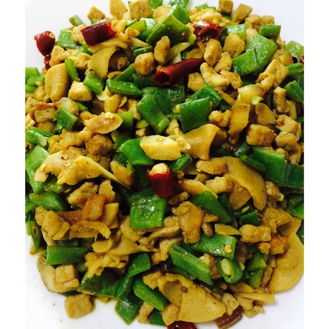 肉沫豆角下饭菜