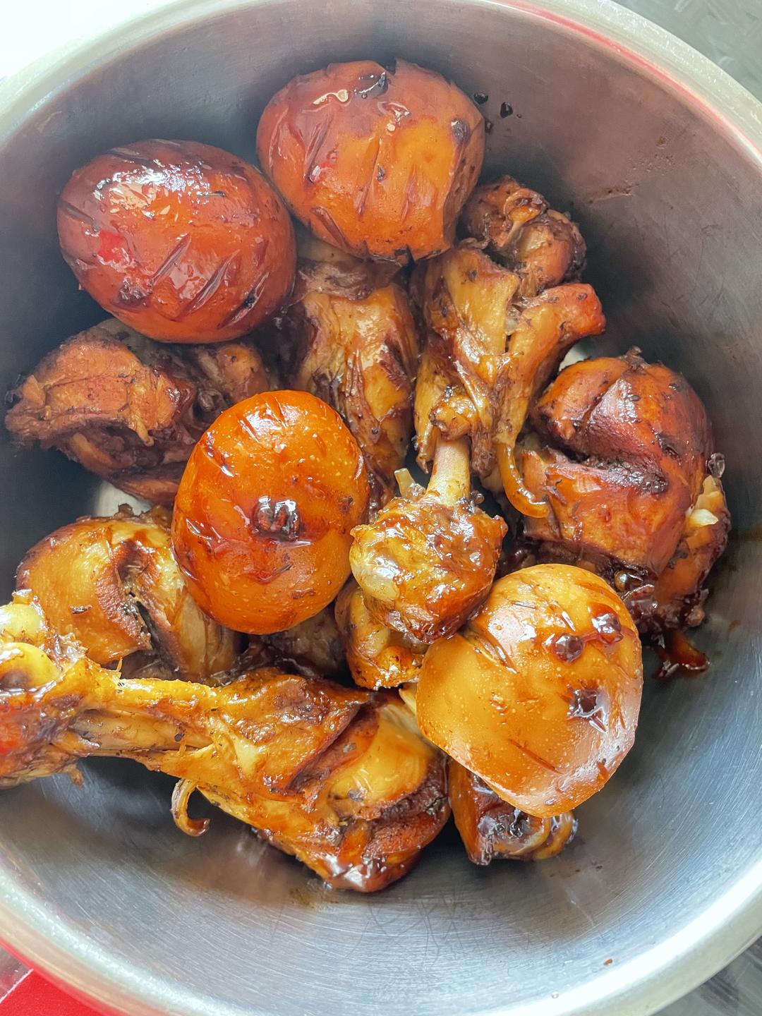 爆好吃的卤鸡腿 卤蛋❗电饭煲 炒锅都可以做~