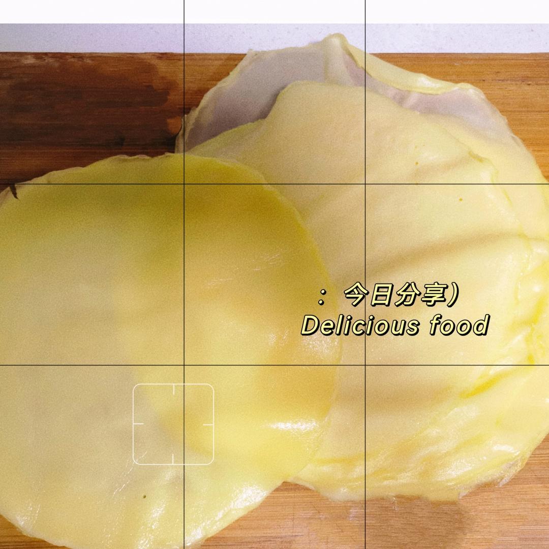 榴莲千层（超软糯蛋皮配方٩( ᐛ )و