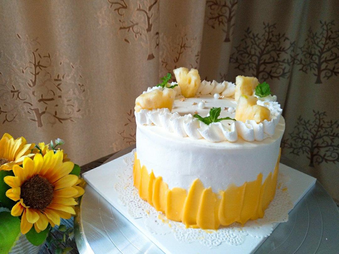 心动百香果凤梨奶油蛋糕（6寸）