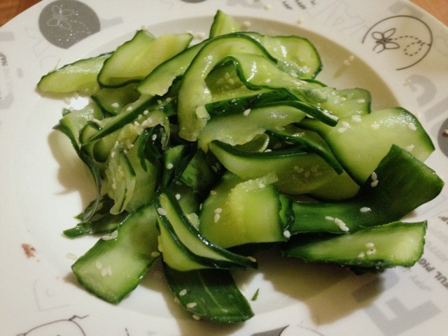 酸酸脆脆的腌黄瓜( Cucumber Salsa)