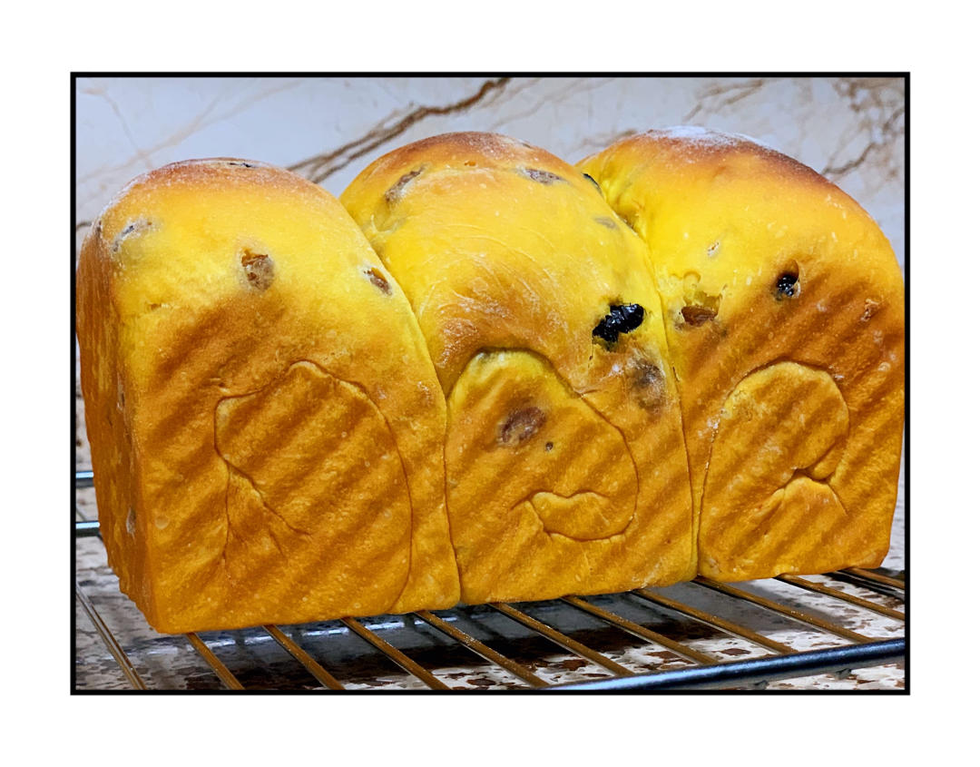 最健康好吃的南瓜葡萄干吐司面包